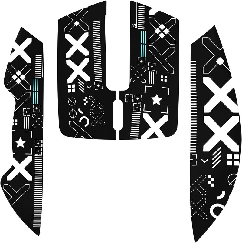 Magic-Refiner Attack Shark Gaming Mouse Anti-Slip Grip Tape, Compatible with Superlight Wireless pc Mouse,Sweat Resistant，Fine Feel,Cut to Fit，Cool Mouse Skins for Video Games/Office/Study(Black) - Image 1